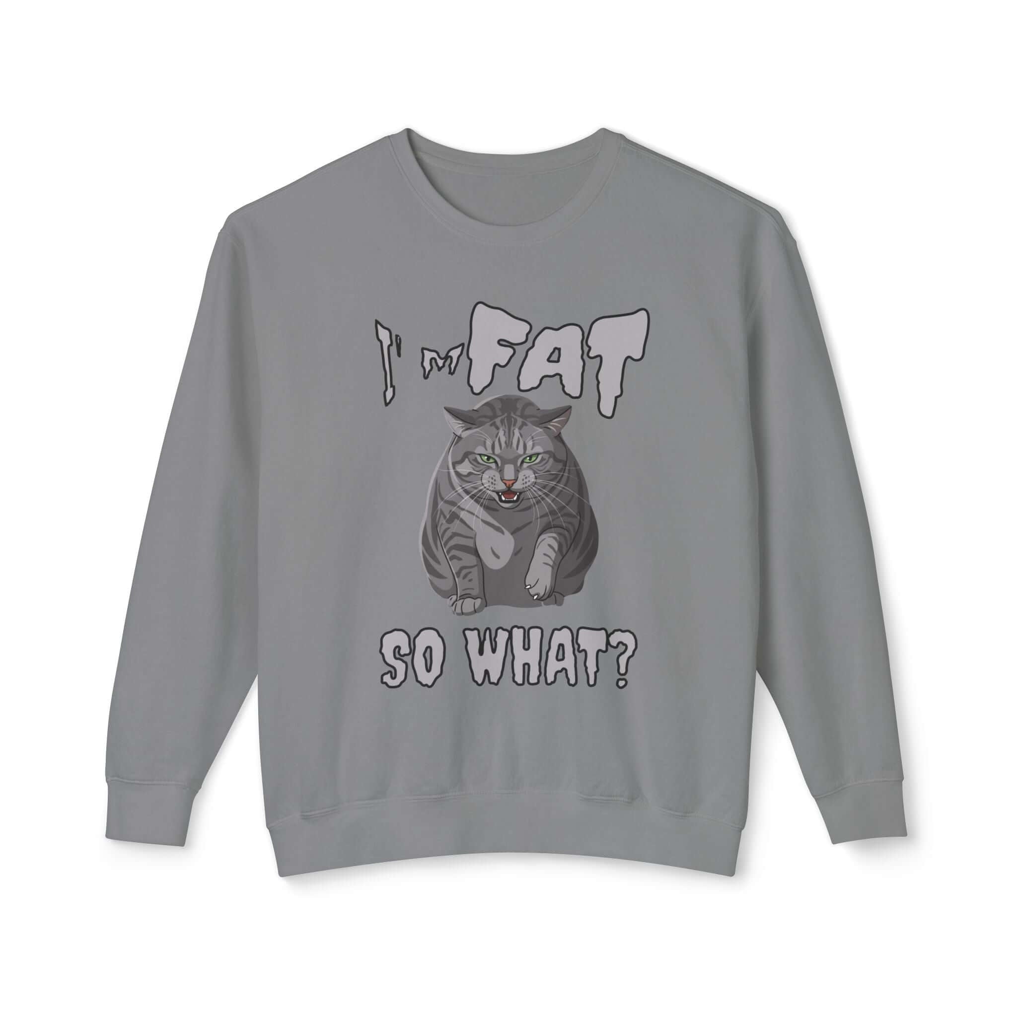 Cat Poster Unisex Crewneck Sweatshirt - Bold Cat Graphic Shirt