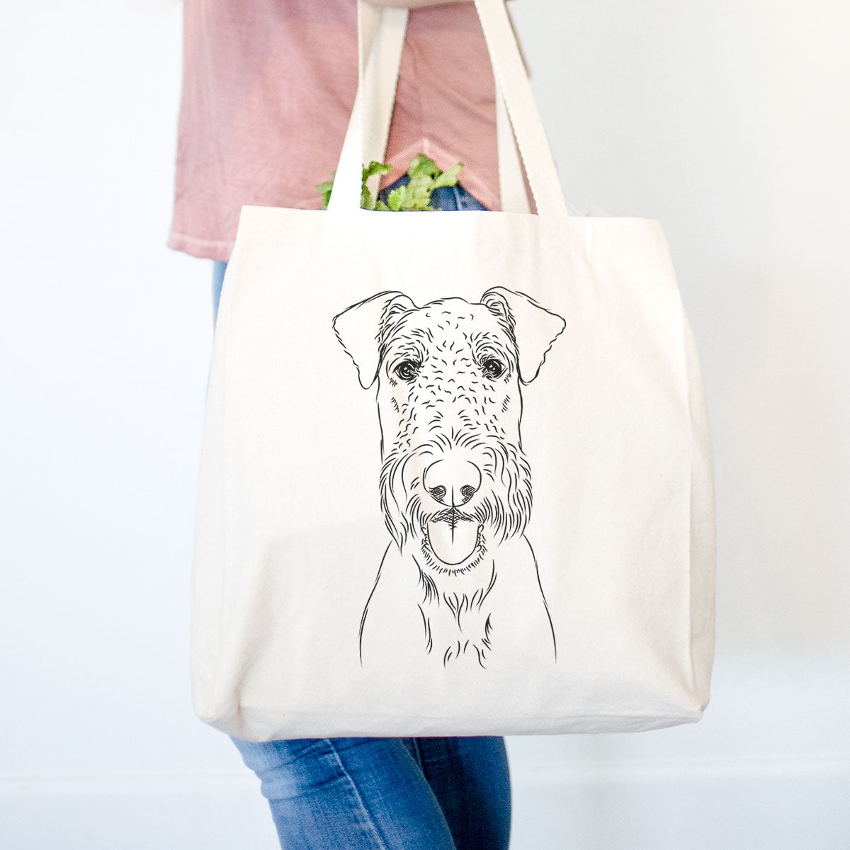 Airedale Terrier Canvas Tote Bag - Stylish and Durable
