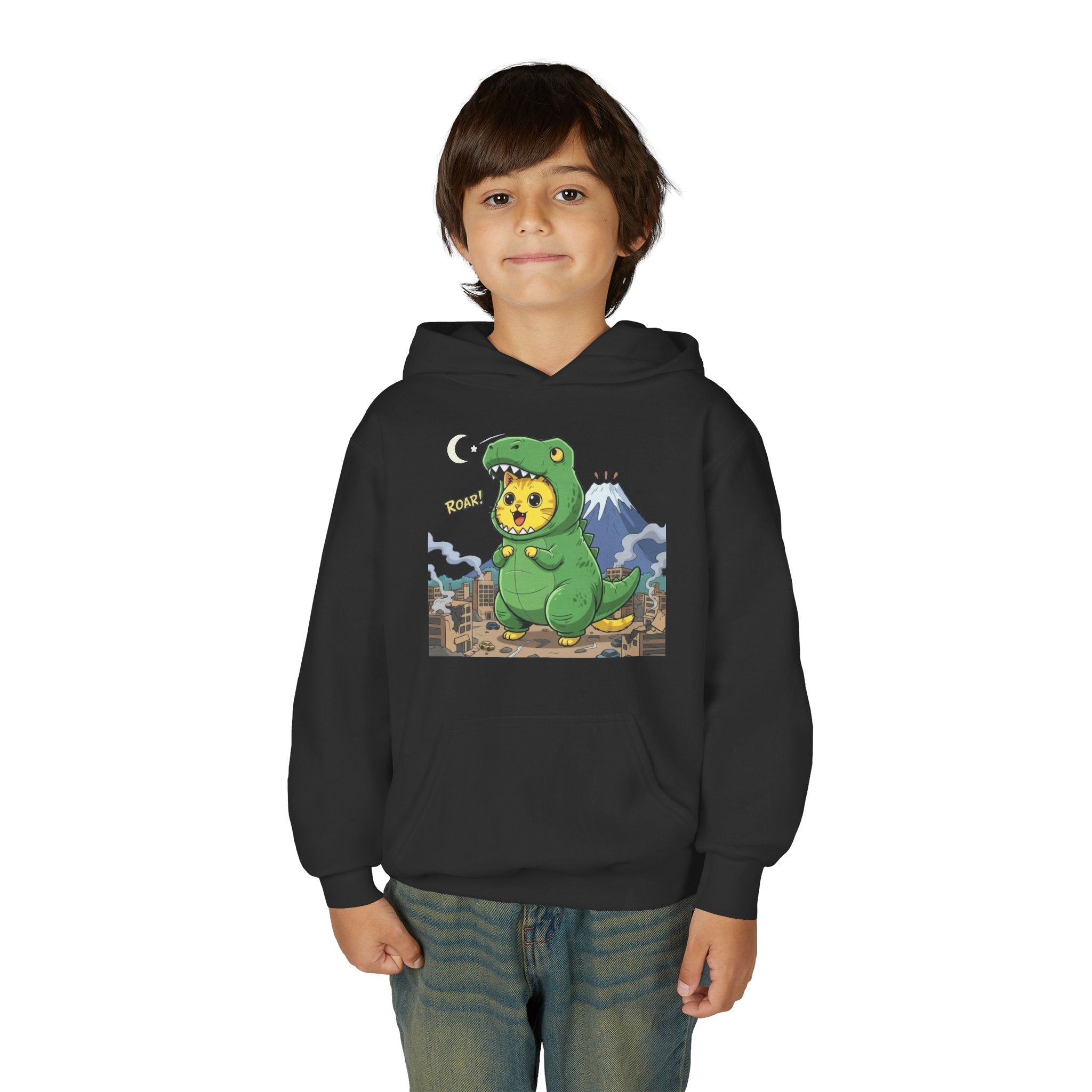 Kids Godzilla Dinosaur Hoodie - Fun & Cozy Sweatshirt