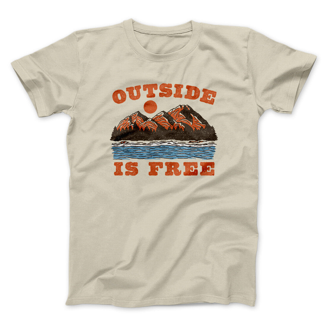 Outside Is Free Men/Unisex T-Shirt