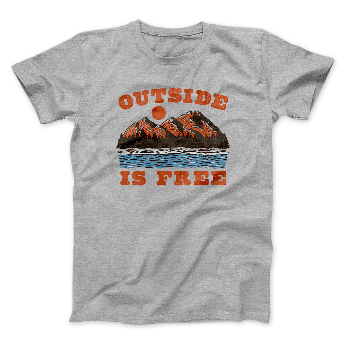 Outside Is Free Men/Unisex T-Shirt