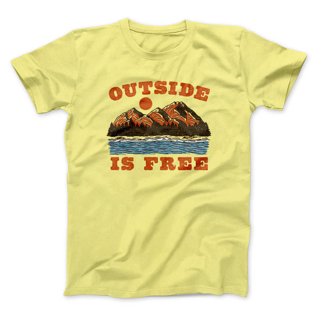 Outside Is Free Men/Unisex T-Shirt