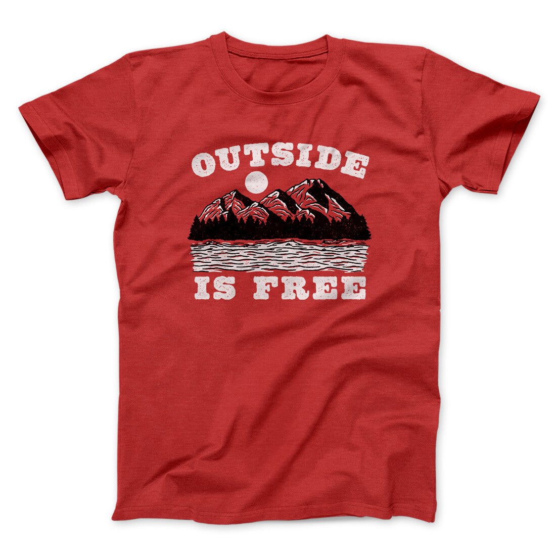 Outside Is Free Men/Unisex T-Shirt